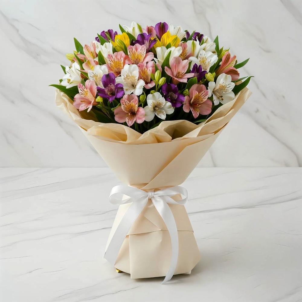 Букет цветов из: Альстромерии в Магадане