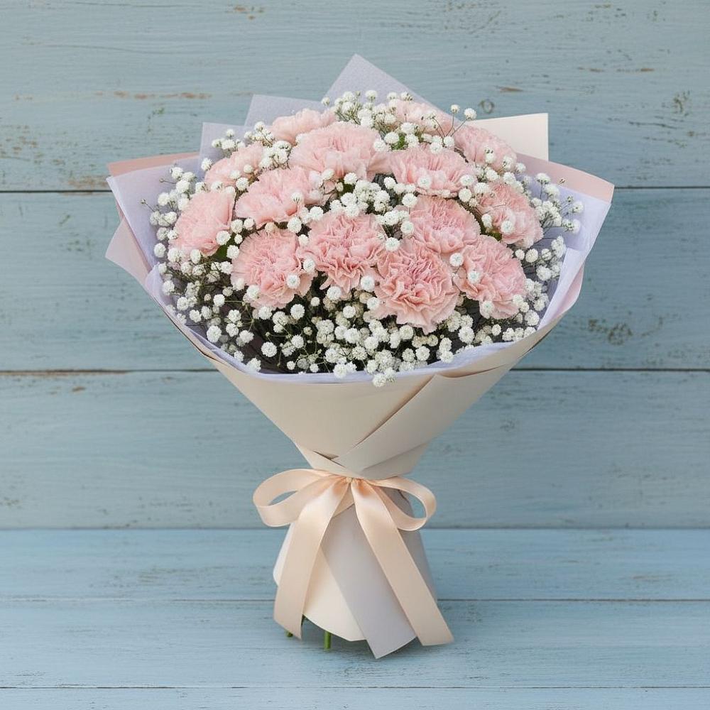 Букет цветов из: Гвоздики в Магадане