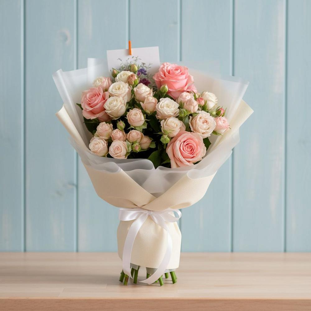 Букет цветов из: Розы в Магадане