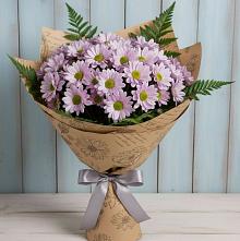Букет цветов из:  Хризантемы в Магадане