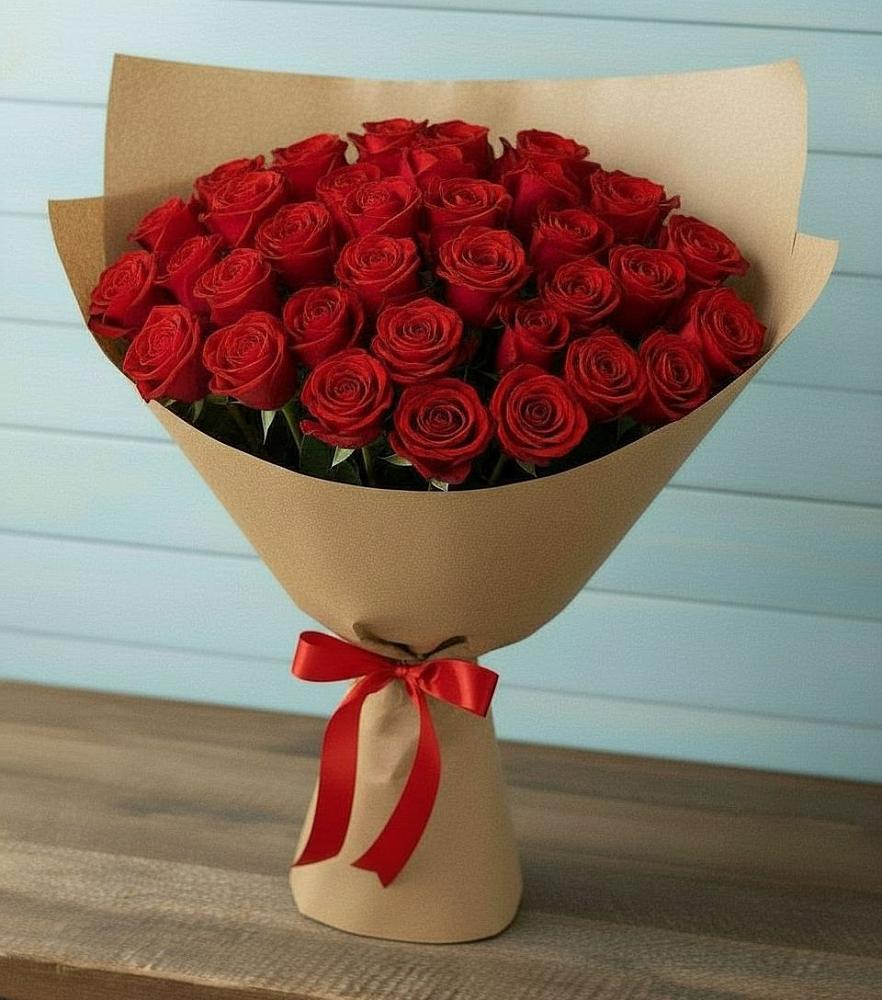 Букет Красные розы Милано в Магадане