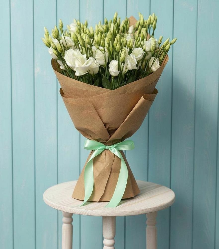 Букет цветов из: Лизиантусы в Магадане