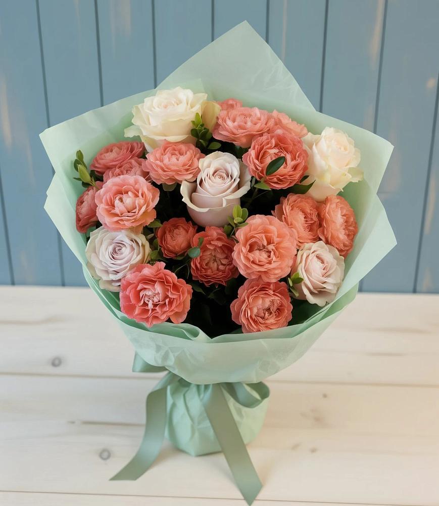 Букет цветов из: Розы в Магадане