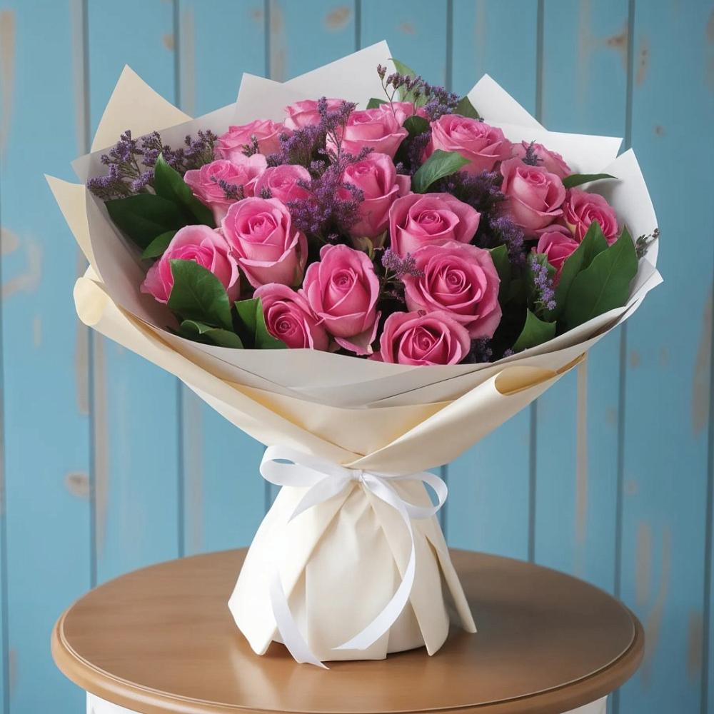 Букет цветов из: Розы в Магадане