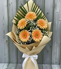 Букет цветов из:  Герберы #REPLACE_PRED# Магадане